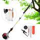 10 In 1 52cc Gas Hedge Trimmer Brush Cutter Pole Saw 2-cycle Garden Tool System