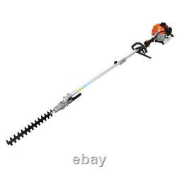 10 in 1 Multi-Functional Trimming Tool withGas Pole Saw Hedge Grass Trimmer 33CC