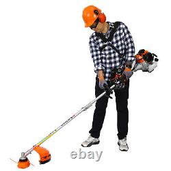 12 IN 1 Garden Trimming Tool 52CC 2-Cycle with Gas Pole Saw Hedge Grass Trimmer