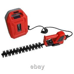 1 Set Corded Hedge Trimmer Tool Brush Cutter Shear with 24V Battery /Charger