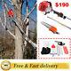 2019 New Petrol Hedge Trimmer Chainsaw Brush Cutter Pole Saw Tools 9in1 43cc
