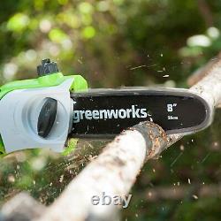 20 40 Volt Battery Powered Power Hedge Trimmer Outdoor Power Tools Green 2022