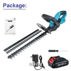21 V Cordless Hedge Trimmer Garden Tool With Rechargeable Battery (1500W)