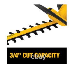22 in. 20V MAX Lithium-Ion Cordless Hedge Trimmer (Tool Only) Freeshippng