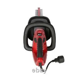 22 in. Corded hedge trimmer toro dual electric amp motor action blades cutter