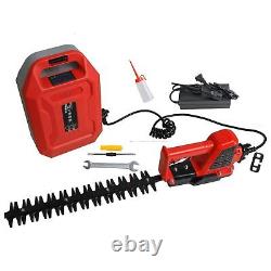 24V Corded Hedge Trimmer Garden Pruner Lawn Brush Cutter Tool with Battery 1500W