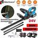 24v Cordless Electric Hedge Trimmer, 20-inch Blade, Pruning Shears Grass Trimmer