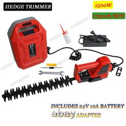 24V Hedge Trimmer Battery Powered Rechargeable Electric Cutter Garden Multi Tool
