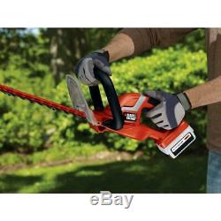 24 in. 40-Volt MAX Lithium-Ion Cordless Hedge Trimmer with 1.5 Ah Battery and Ch