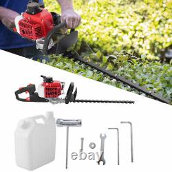 26CC Gas Hedge Trimmer 24 2Cycle Double Sided Blade Recoil Gas Trim Blade US