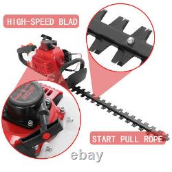 26CC Gas Hedge Trimmer 24 2-Cycle Double Sided Blade Recoil Gas Trim Blade US