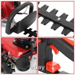 26cc 24 Double Sided Blade Gas Hedge Trimmer Recoil Gasoline Trim Blades