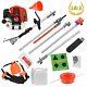 2 Cycle Gas Hedge Trimmer 52cc 5 In 1 Gas Pole Saw Brush Cutter Tree Weed Tool