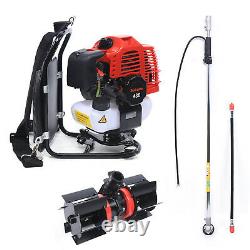 2-Stroke 52CC Backpack Brush Cutter Hedge Trimmer Efficient Trimming Tools 1.7HP