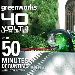 40V 24-inch Hedge Trimmer, Tool Only USA Fast Delivery