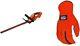 40v Cordless Hedge Trimmer Kit 24-inch With Battery 2.0-ah Safety Eyewear Glove