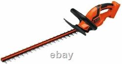 40V MAX Cordless Hedge Trimmer Battery Powered Black/Orange 24-Inch Home Tools