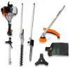 4/5/8-in-1 Multi-functional 2-cycle Trimming Tool With Pole Saw Hedge Trimmer Us