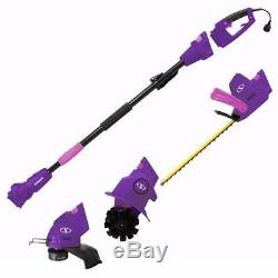 4.5 Amp Electric Lawn And Garden Multi-Tool System Hedge Trimmer/Grass Trimmer/G