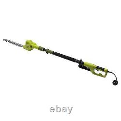 4 Amp Electric Telescoping Pole Hedge Trimmer 21 Inch Adjustable Durable Tool