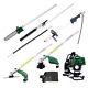 4 In 1 31cc Gas Hedge Trimmer Brush Cutter Pole Saw 2-cycle Garden Tool System