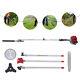 4-in-1 51.7cc Gas Hedge Trimmer Brush Cutter Pole Saw 2stroke Garden Tool System