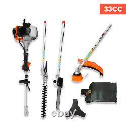 4 in 1 52CC/33CC Petrol Hedge Trimmer Grass trimmer Brush Cutter Outdoor Tool