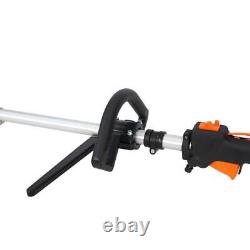 4 in 1 55cc Gas Hedge Trimmer Brush Cutter Pole Saw 2-Cycle Garden Tool System