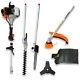 4 In 1 Multi-functional Trimming Tool 33cc 11000rpm Gas Pole Saw Hedge Trimmer