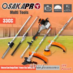 4 in 1 Multi-Functional Trimming Tool 33CC 2-Cycle with Gas Pole Saw Hedge Trimmer