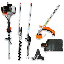 4 in 1 Multi-Functional Trimming Tool 52CC 2-Cycle Gas Pole Saw Hedge Trimmer