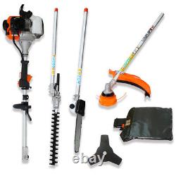 4 in 1 Multi-Functional Trimming Tool 52CC with Gas Pole Saw Hedge Grass Trimmer