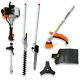 4 In 1 Multi-functional Trimming Tool 52cc With Gas Pole Saw Hedge Trimmer Us