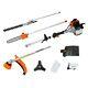 4 In 1 Multi-functional Trimming Tool 56cc 2-cycle Withgas Pole Saw Hedge Trimmer