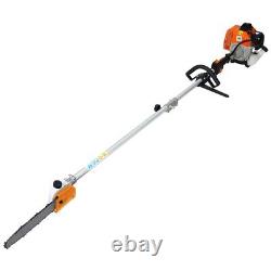 4 in 1 Multi-Functional Trimming Tool 63CC with Gas Pole Saw Hedge Trimmer
