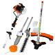 4 In 1 Multi-functional Trimming Tool 63cc With Gas Pole Saw Hedge Trimmer Tool