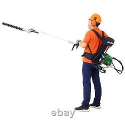 4in1 38CC 4-stroke Garden Backpack Tool System Gas Pole Saw Grass Hedge Trimmer