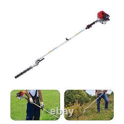 51.7CC 4 in 1 Gas Hedge Trimmer, 2-Stroke Weed Eater Brush Cutter Garden Tool