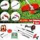 52cc 5 In 1 Gas Straight Shaft Trimmer Brush Cutter Light Grass Weed Eater Tools