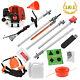 52cc 2-stroke 5 In 1 Gas Grass Trimmer Pruner Chainsaw Brush Cutter Outdoor Tool