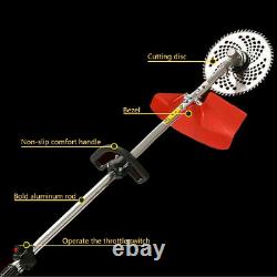 52cc 5 In 1 Petrol Hedge T-rimmer Chainsaw Brush Cutter Pole Saw Outdoor Tools