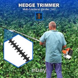 52cc 5 in 1 Petrol Hedge Trimmer Grass Strimmer Pruner Chainsaw Brush Cutter