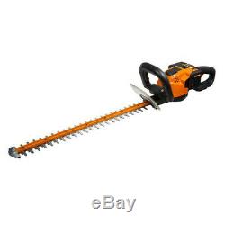 56V Cordless Hedge Trimmer Electric Machine Battery Tool Max Dual Action Blades