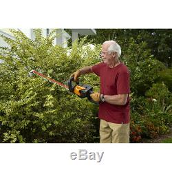 56V Cordless Hedge Trimmer Electric Machine Battery Tool Max Dual Action Blades