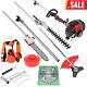5 In 1 52cc Gas Hedge Trimmer Chainsaw Brush Cutter Pole Saw Garden Tool System