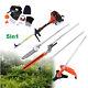 5 In1 52cc Petrol Chainsaw Brush Cutter Hedge Trimmer Extension Pole Garden Tool
