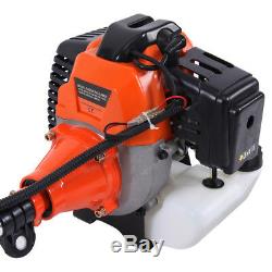5 in1 52cc Petrol Chainsaw Brush Cutter Hedge Trimmer Extension Pole Garden Tool
