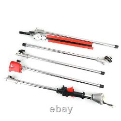 5 in 1 52cc Petrol Hedge Trimmer Chainsaw Brush Cutter Pole Saw Outdoor Tools AD