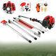 5 In 1 52cc Petrol Hedge Trimmer Chainsaw Brush Cutter Pole Saw Outdoor Tools Ef
