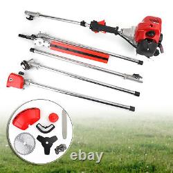 5 in 1 52cc Petrol Hedge Trimmer Chainsaw Brush Cutter Pole Saw Outdoor Tools Y2